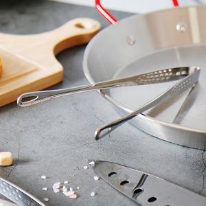 스텐 누들 집게 24cm 파스타 면