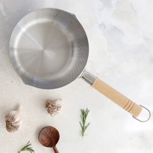 퀸센스 인덕션 한끼 계량형 스텐 함마톤 IH 편수 냄비 18cm