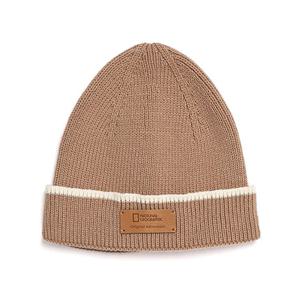 내셔널지오그래픽 N214AHA620 레더로고비니 BEIGE