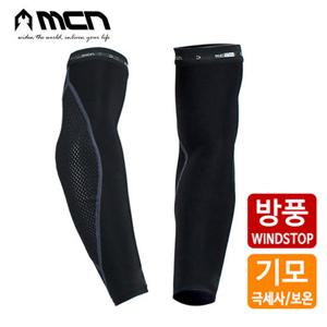 MCN 방풍기모 팔토시 블랙 아웃밴드 자전거토시
