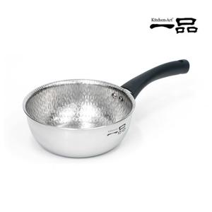 키친아트 일품 스텐 통5중 엠보 궁중팬 18cm