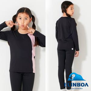 [엘인보아] 주니어 아스킨 기능성내의 배색핑크