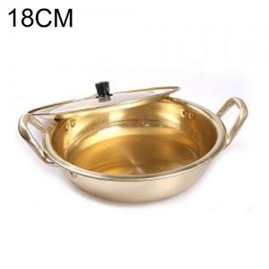 대원 황색 전골냄비 18cm 전골팬 찌게 라면냄비