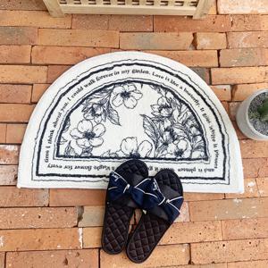 엔틱 반원형 호텔 발매트 S 욕실 주방 극세사 미끄럼방지 발판