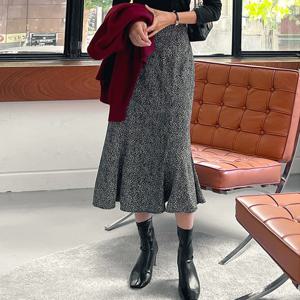 [tsk0005] 레티 레오파드 밴딩 스커트