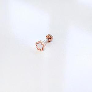 [STUDIO JEWEL] 꽃자개 써지컬스틸 피어싱