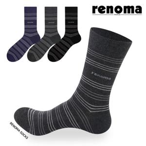 [레노마] 남성 캐주얼 정장 뉴링글 장목 양말 RM1506