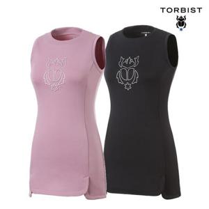 [톨비스트_SALE](여성)롱기장변형넥베스트_GA8F9-WKE160