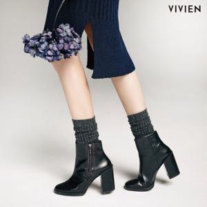 [비비안] 앙고라 스트라이프 삭스 PS3224