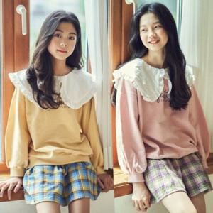 [와이본](주니어-BT21가을) 10대 초등학생 온리 프릴 카라 ..