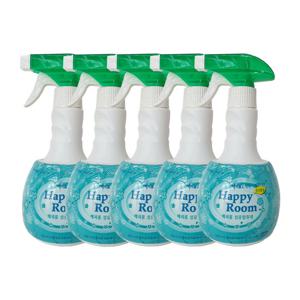 해피룸  섬유탈취제 350ml  후로랄향 5개1세트