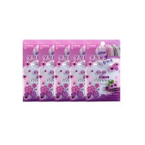 해피룸 옷장용탈취제 라벤더향 5개1세트