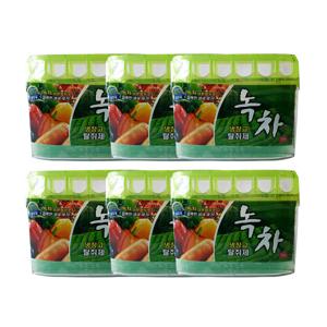 해피룸 냉장고탈취제 녹차 200g 6개1세트