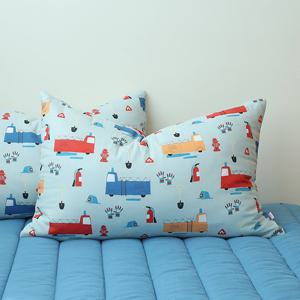 [올리키즈] 삐뽀삐뽀 60수 순면 베개커버(40X60)