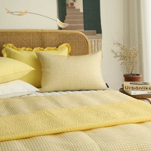 썸머체크 항균 인견 시어서커 여름 홑이불(Q홑이불단품)-6color