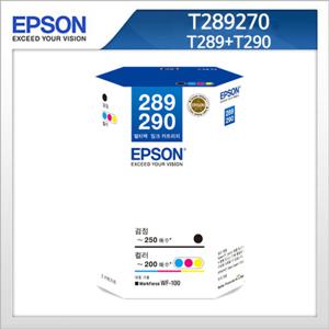 [EPSON] 정품잉크 T289270 (T289+T290) / (검정+컬러) WF-100