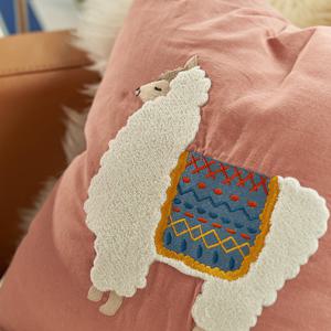 [데코뷰] 메리 홀리데이 쿠션커버_라마부클자수