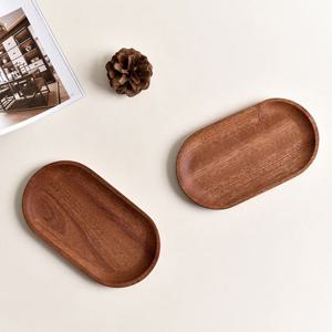청년리빙 타원형 우드 트레이 (소형)