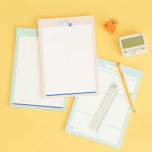 몬스터 스쿨 노트 패드 B5 떡메 모눈노트 그리드 필기