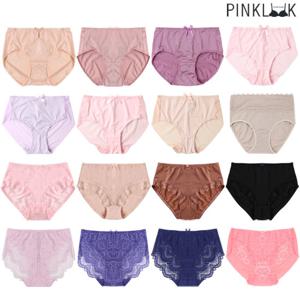 [핑크룩] 95~105 레이스/순면/노라인팬티  랜덤발송 여성팬티1P