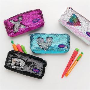 [핑크풋] 스팽글 케이스 필통 파우치