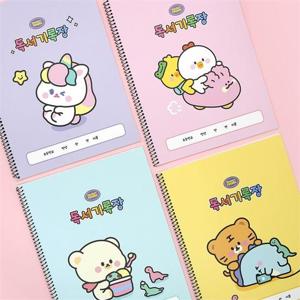 [핑크풋] 1500 쪼꼬미친구들 독서기록장 초등학생 노트