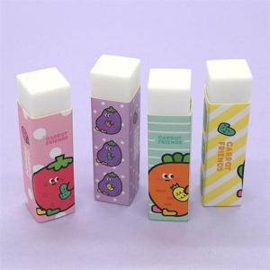 [핑크풋] 당근 잘지워 길다란 지우개 잘지워지는