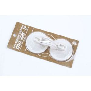 흡착식고리 스페이스 훅 2P 벽고리 접착식걸이