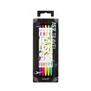 모나미 153 볼펜 트래블 5종세트 0.5mm/문구 볼펜세트