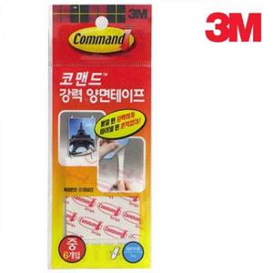 리필 3M 코맨드 양면테이프 중형 6매입 17024M