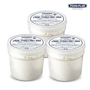 [푸드앤플랜] 리얼 꾸덕 그릭요거트(플레인) 350g 3개