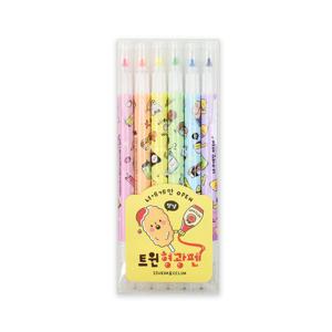 편의점 트윈 형광펜 세트 3500