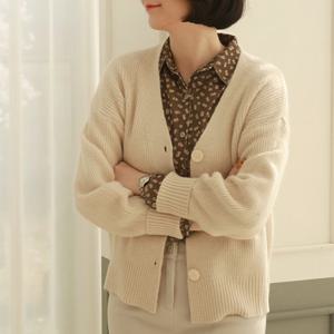 [웬디즈갤러리][한정]켈리 앙고라터치 가디건 DCD107