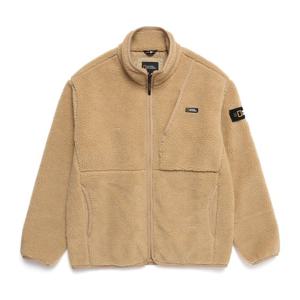 내셔널지오그래픽 N224UFJ903 세미 오버핏 플리스 풀집업 BEIGE