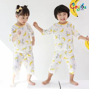 [꼬지비]바나나크롱 자카드 7부세트(C21S3227BJA_YE)