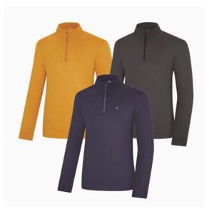 [콜핑]LD18 남자 겨울  파워스트레치 약기모 집업등산티셔츠 KUT4561M