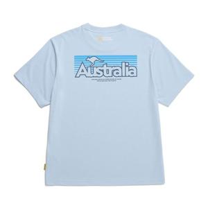 내셔널지오그래픽 N242UTS990 오스트레일리아 반팔 티셔츠 SKY