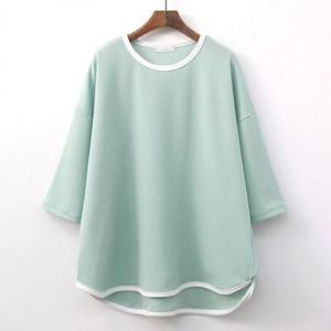 중년 오버핏컬러라인반팔티 큰옷 빅사이즈 ILG847 임