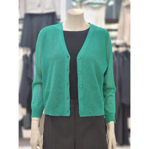 SOUP 세이브존07 여성 브이넥 숏 니트 가디건 OA5GDT3