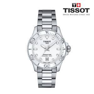 [티쏘]SEASTAR 씨스타 1000 36mm 화이트 T120.210.11.011.00