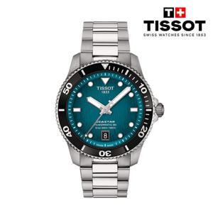 [티쏘][NEW] 씨스타 1000 파워매틱 80 40mm T120.807.11.091.00