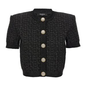 발망 모노그램 크롭 가디건 DF1SB215KG96 EAC