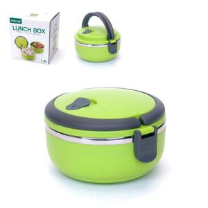 키친아트 런치박스 원형 1단 도시락 찬합