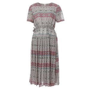 [에이비에프지]보헤미안패턴 반팔롱원피스 APY3HO34H