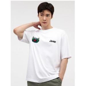 Jeep 지프 남여공용 텐트 자수 아트웍 지프반팔티_JO2TSU107SG