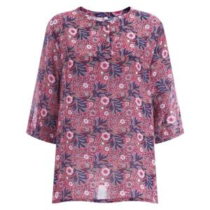 샵앤) 풍기인견100 여성 7부 단추 블라우스스 YF-WNB-12051-핑크