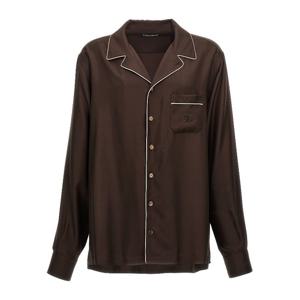 돌체앤가바나 로고 자수 셔츠 G5IF1ZFU1S4 M0674