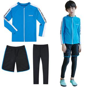 [삐까부]SF-81 블루 아동 주니어 초등 래시가드 생존 수영복