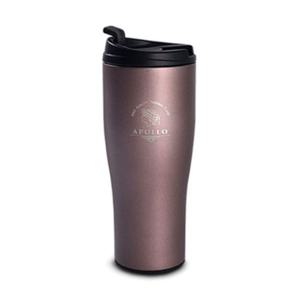 아폴로 스텐 텀블러 물병 물통 보틀 브라운 350ml