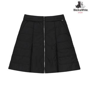 [블랙앤화이트] 여성 긴기장 패딩 A라인 스커트 4034LXWP_BLACK